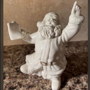 Vintage Lenox Santa Clause gold accents collectible